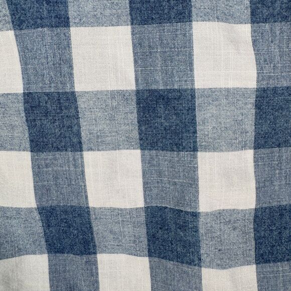 Polo Ralph Lauren Shirt Mens Medium Blue Plaid Short Sleeve Camp Loop Collar - Picture 5 of 12